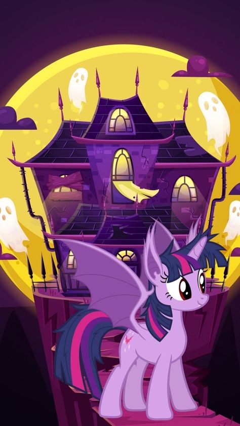 Halloween My Little Pony, Phone Wallpapers Halloween, Mlp Halloween, My Little Pony Halloween, Cute Phone Wallpapers, Wallpapers Halloween, Halloween Desktop Wallpaper, Girly Goth, Halloween Princess