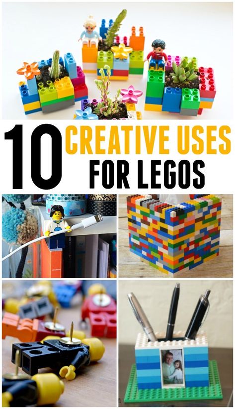 Deco Lego, Lego Desk, Lego Diy Crafts, Minecraft Lego, Used Legos, Lego Decorations, Lego Challenge, Lego Club, Lego Gifts