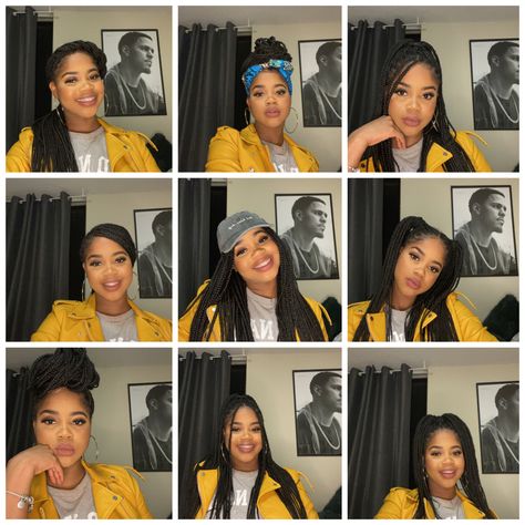 Ways to style knotless braids Ways To Wear Your Knotless Braids, Ways To Style Knotless Braids, Ways To Style Knotless, Style Knotless Braids, Style Knotless, Knotless Braids, Braids, Hairstyles, Hair Styles