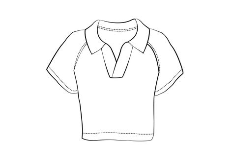 shirt, t-shirt, fashion, textile, woman, apparel, vector, clothing, polo, template, design, tshirt, top, garment, clothes, blank, front Polo Drawing Reference, Tshirt Technical Drawing, T Shirt Flat Sketch, Grey Tracksuit, Ramadan Cards, Shirt Sketch, Drawing T Shirt, Apparel Design Inspiration, Flat Drawings