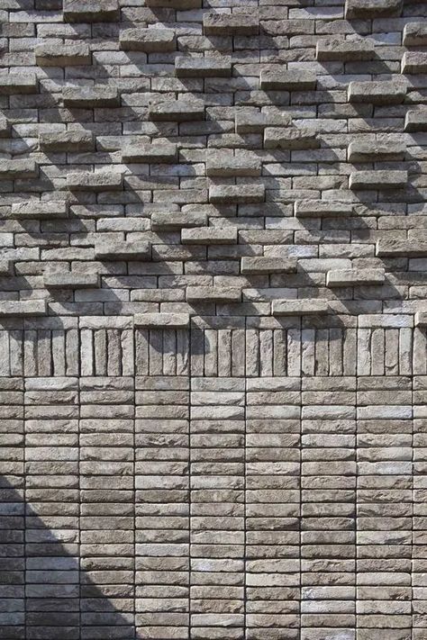 6 Innovative Brickwork Patterns - Creative Brick Solutions Facade Detail, Facade Pattern, Brick Cladding, Brick Detail, Architectural Materials, Facade Material, Stone Facade, Brick Architecture, Brick Tiles