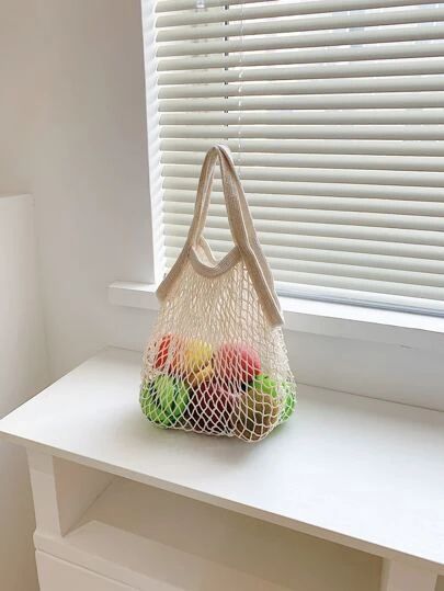 Vegetable Bag, Vacation Bag, Beach Essentials, Chic Top, Word Wrap, Bags Tote, Crochet Bags, Mesh Bag, Bag Organization