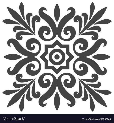 Native Tattoos, Plant Vector, Aztec Pattern, Pattern Download, Flower Patterns, Design Elements, Planting Flowers, Stock Vector, Hand Drawn