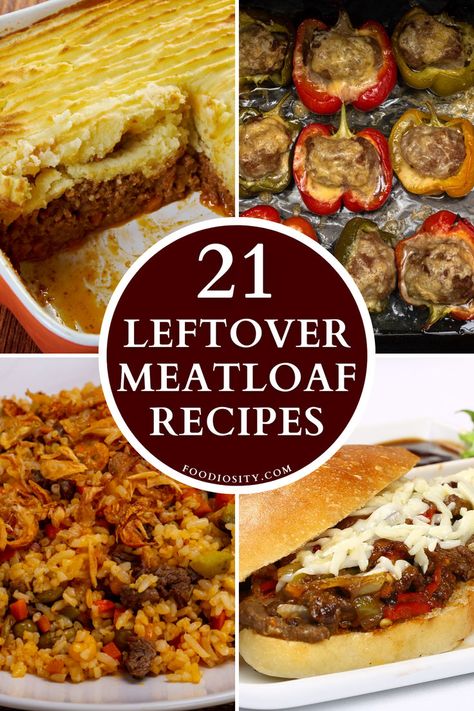 Leftover Meatloaf Recipes, Meatloaf Casserole, Bbq Meatloaf, Leftover Meatloaf, Hotdish Recipes, Meatloaf Sandwich, Meatloaf Dinner, Leftover Beef, Delicious Family Meals