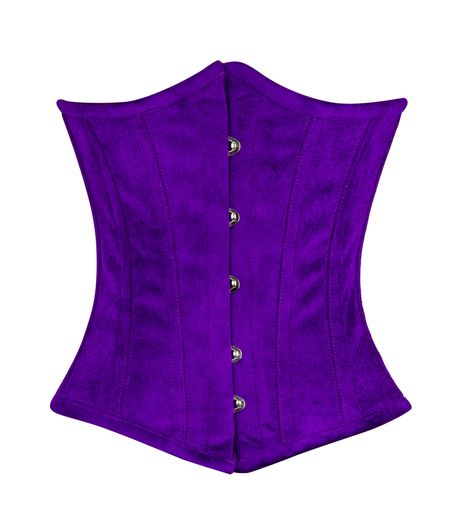 Sleek sellouts! 🤓. Order Purple Velvet Front Open Busk Waist Cincher Women Gothic Underbust Corset at $78.00 #WaistCicnher #CorsetTop #GothicCorset #corset #bustier #SteampunkCorset #burlesque #SteelBoneCorset #basque #UnderbustCorset Purple Underbust Corset, Purple Velvet Fabric, Waist Clincher, Oc Au, Under Bust Corset, Match Velvet, Purple Corset, Corset Costumes, Velvet Corset