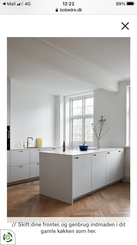 Kitchen Ideas White, Ikea Hack Kitchen, Kitchen Tools Design, Ikea Kitchen Design, Kitchen Refresh, 아파트 인테리어, Grey Kitchen, Ikea Kitchen, White Kitchen Cabinets