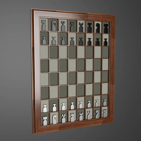 3d Chess, Wood Chess Set, Woodworking Shows, Pop Stick, Wood Chess, Home Office Setup, 3d Wall Art, Downloads Folder, Office Setup