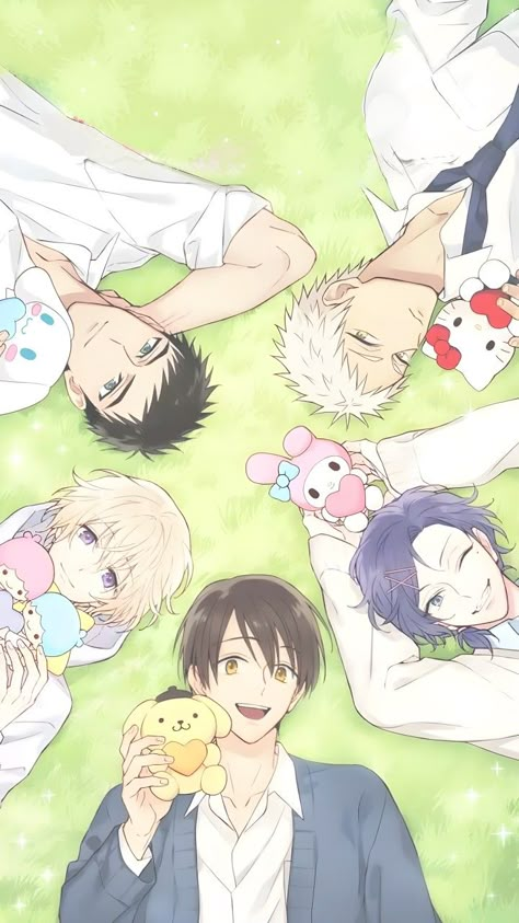 Sanrio Anime Wallpaper, Sanrio Danshi Wallpaper, Anime X Sanrio, Sanrio Boys Icons, Purin Wallpaper, Sanrio Wallpaper Aesthetic, Sanrio Boys, Sanrio Wallpapers, Sanrio Danshi