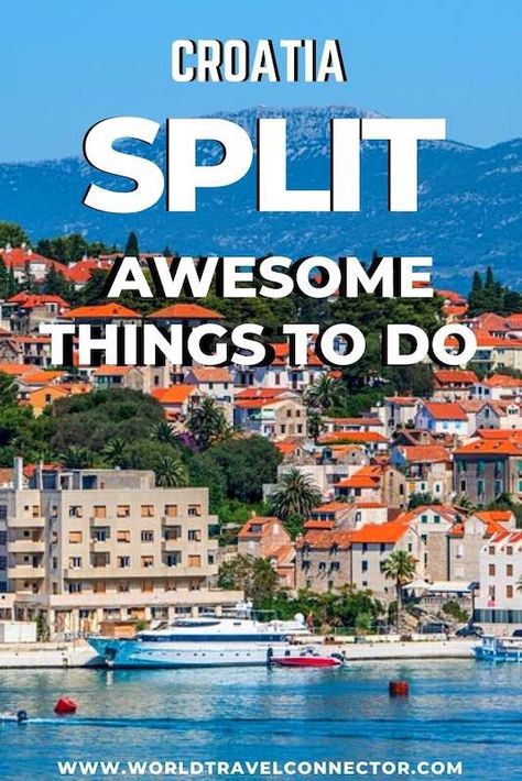 Split in One Day: 15 Best Things to Do in One Day in Split Croatia (2023) 39 Split In One Day, Split Travel, Things To Do In Croatia, Plitvice National Park, Travel Photography Europe, Croatia Holiday, Visit Croatia, Eastern Europe Travel, Split Croatia