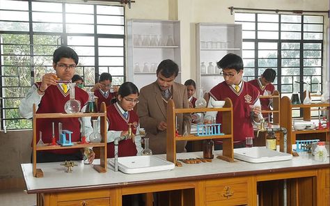 FATHER LEBLOND SCHOOL: LABORATORIES A Laboratory is always considered a relevant and essential part so far as the teaching of Science and computers is concerned. Father LeBlond School boasts spacious, well-equipped, and separate Laboratories for Physics, Chemistry, Biology, Geography & computers. The Science Laboratories are well equipped with chemicals, instruments, and apparatus as required for conducting the practical classes. . School Laboratory, Lab Image, Schools Around The World, Biology Labs, Chemistry Labs, Laboratory Science, Darjeeling, Physical Science, Future Plans