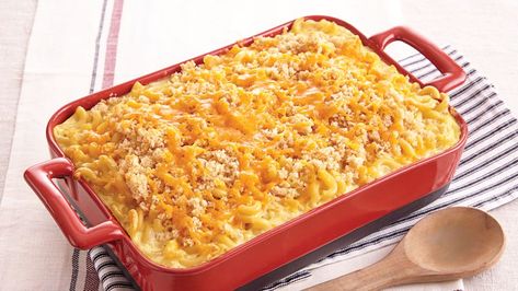 Custard-Style Mac and Cheese Recipe - BettyCrocker.com Mac And Cheese Recipes, Mac And Cheese Cups, Dishes Ideas, Pumpkin Mac And Cheese, Homemade Mac And Cheese, Best Mac And Cheese, Custard Recipes, Mac N Cheese Recipe, Xmas Party