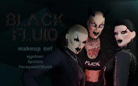 Sims 4 Cc Black Sclera, Sims 4 Dark Makeup, Sims 4 Gothic Makeup, Goth Makeup Sims 4 Cc, Sims 4 Cc Vampire Makeup, Alt Sims, Gothic Eye Makeup, Alt Goth, Ts4 Mods