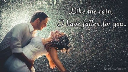 Like the rain, I have fallen for you. Enjoying Rain Quotes, Rainy Night Quotes, Rainy Morning Quotes, Romantic Rain Quotes, Flirting Day, Rain Status, Romantic Rain, Rainy Day Quotes, Rain Love