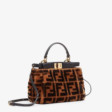 Fendi Peekaboo Mini, Fendi Peekaboo Bag, Peekaboo Color, Fendi Store, Fendi Mini, Fendi Peekaboo, How To Make Handbags, Peek A Boo, Small Handbags