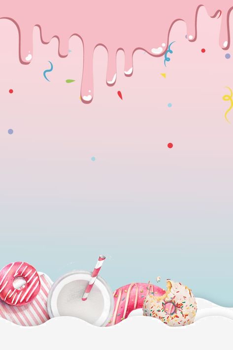 Mini Donuts Background, Donut Background Wallpapers, Donut Menu Design, Candyland Background, Donut Birthday Theme, Candy Land Background, Donuts Wallpaper, Donut Background, Candy Wallpaper