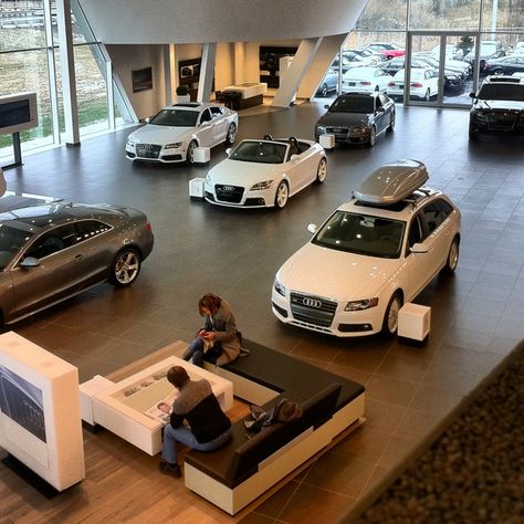 Car Dealership Design, Car Showroom Architecture, Car Showroom Interior, Audi Dealership, Dealership Showroom, Car Showroom Design, Toyota Dealership, Luxury Car Rental, Luxury Car Dealership