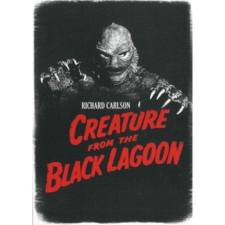 Creature From The Black Lagoon, The Black Lagoon, Famous Monsters, Horror Monsters, Horror Posters, Classic Horror Movies, Horror Icons, Universal Monsters, Black Lagoon