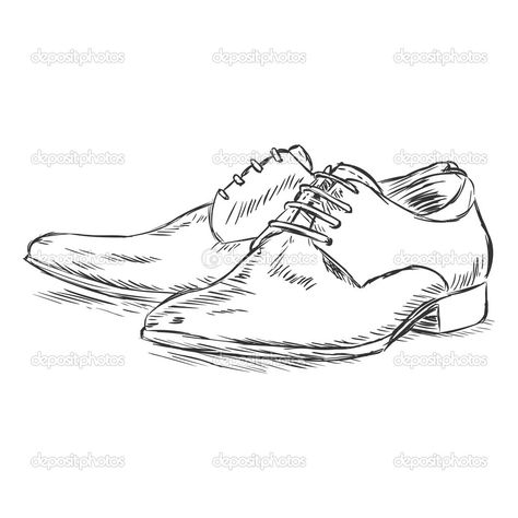 Download - Vector sketch illustration - men's shoes — Stock Illustration #37849575 Men Shoes Drawing, Male Shoes Drawing, Sketches Of Shoes, Shoe Drawing Ideas, Design Shoes Drawing, Shoes Draw, Shoe Sketch, Shoe Drawings, Shoe Illustration