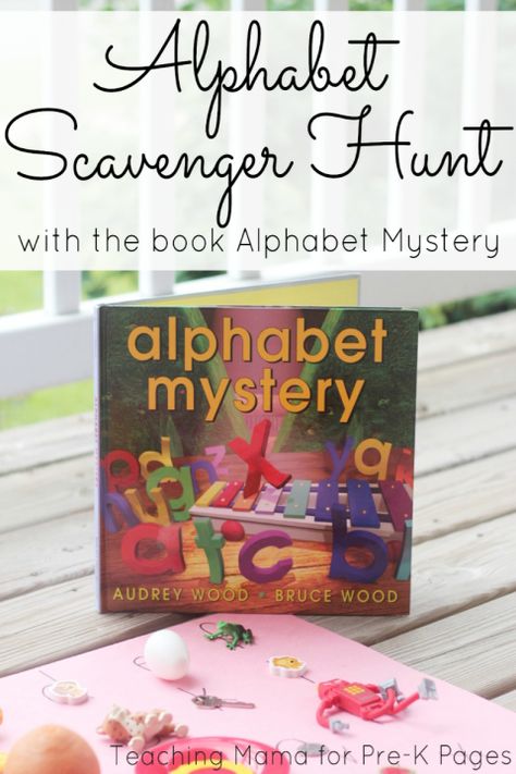 Alphabet Scavenger Hunt for preschool Alphabet Scavenger Hunt, Alphabet Party, Prek Literacy, Learn The Alphabet, Alphabet Kindergarten, Abc Activities, Preschool Literacy, Alphabet Crafts, Alphabet Activities Preschool