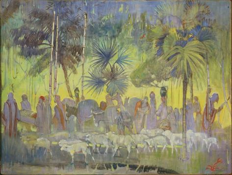 Open Studio: Minerva Teichert’s Book of Mormon Exhibition – BYU Museum of Art Minerva Teichert, Saint Art, Mormon Art, Western Paintings, Lds Art, Promised Land, Art Story, Book Of Mormon, Visionary Art