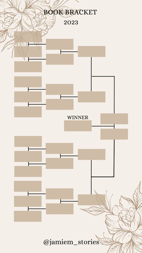 Book Bracket, 2023 Template, Book Journal, Reading, Books, Pins, Quick Saves