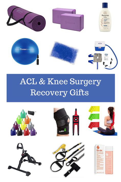 health and fitness gifts for knee surgery recovery Exercise After Acl Surgery, Care Package For Knee Surgery Recovery, Post Knee Surgery Care Package, Acl Recovery Gifts, Knee Replacement Care Package, Knee Surgery Care Package Basket Ideas, Knee Replacement Recovery Gifts, Acl Surgery Care Package, Acl Surgery Recovery Tips