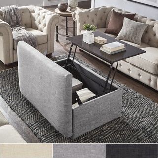 Christopher Knight Home Lift-top Wood Storage Coffee Table - Free Shipping Today - Overstock - 17396009 Leather Ottoman Coffee Table, Upholstered Coffee Tables, Storage Ottoman Coffee Table, Ottoman Coffee, Ottoman Coffee Table, Christopher Knight, Upholstered Storage, Ottoman Table, Upholstered Ottoman