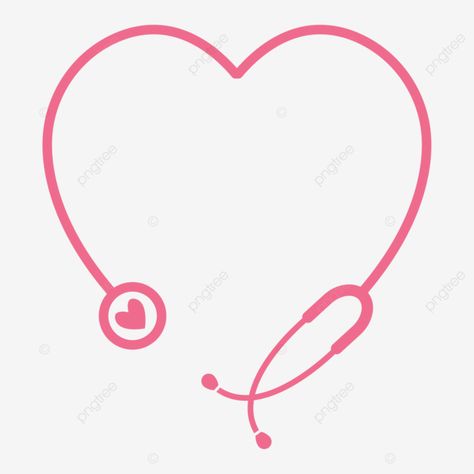 heart shaped stethoscope Stethoscope Logo Design, Stethoscope Aesthetic, Cookies Heart, Heart Medical, Stethoscope Heart, Heart Stethoscope, Science Lab, Diy Crafts For Gifts, Png Transparent Background