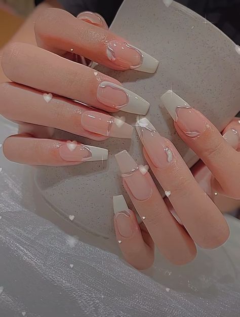 Nail Designs White, Funny Instagram Captions, Beauty Hacks Nails, White Nail Designs, Nail Extensions, Swag Nails, Stylish Nails, Nails Inspiration, Pretty Outfits