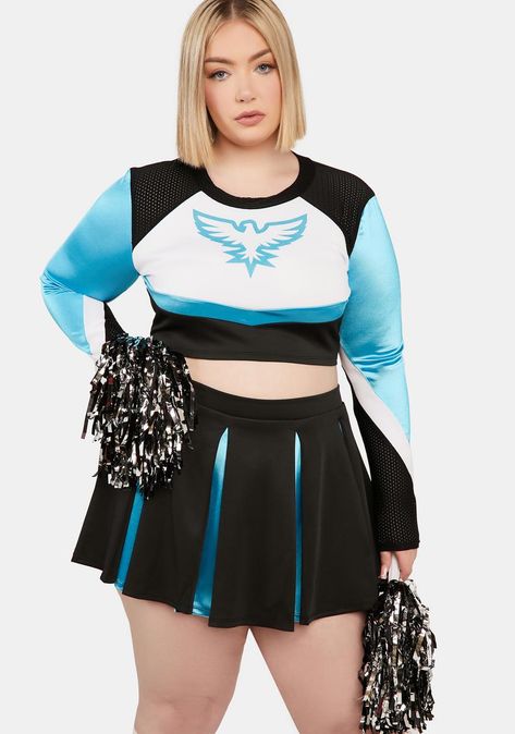 Euphoria Cheerleader Costume, Plus Size Cheerleader, Euphoria Cheerleader, Euphoria High, Halloween Plus Size, Plus Size Halloween Costume, Plus Size Costumes, Cheerleader Costume, Eagle Graphic