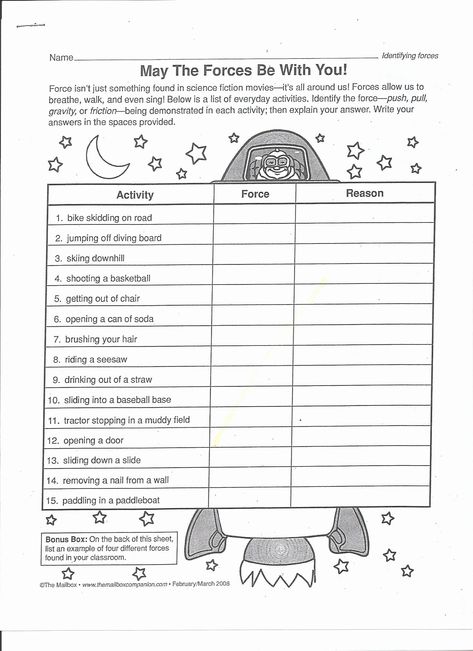 50 forces and Motion Worksheet | Chessmuseum Template Library Gravity Worksheet, Teaching Physics, Text Structure Worksheets, Forces And Motion, Motion Activities, Measurement Worksheets, General Science, Social Studies Worksheets, 4th Grade Science