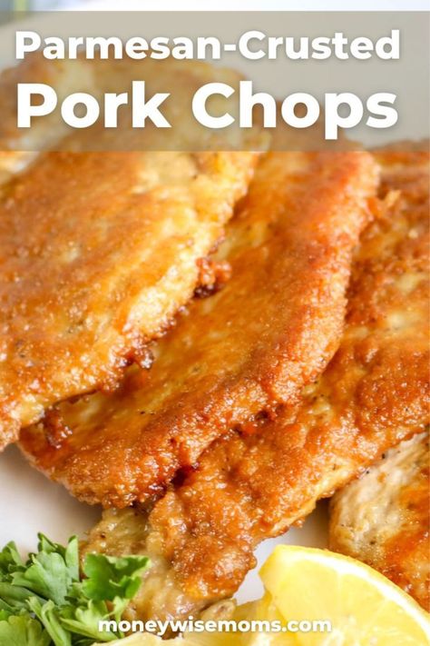 Boneless Pork Loin Chop Recipes, Breakfast Pork Chops, Pork Loin Chops Recipes, Crusted Pork Chops, Parmesan Crusted Pork Chops, Boneless Pork Loin Chops, Parmesan Pork Chops, Boneless Pork Chop Recipes, Breaded Pork Chops