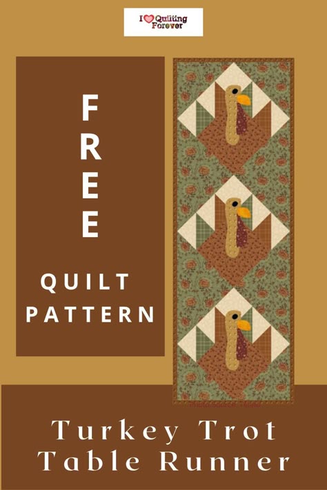 Thanksgiving Table Runner Patterns Free, Thanksgiving Table Runners Quilted, Seasonal Table Runner, Thanksgiving Quilt Blocks Free, January Table Runner Free Pattern, Free Fall Table Runner Quilt Patterns, Thanksgiving Quilted Table Runners Patterns, Pumpkin Table Runner Free Pattern, Turkey Quilt Block Free Pattern