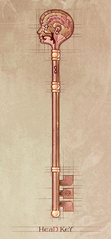 The Head Key from the comic Locke and Key Locke & Key Wallpaper, Locke And Key, Key Drawings, Key Tattoos, Three Wise Monkeys, Key Tattoo, Wise Monkeys, 8bit Art, Old Key