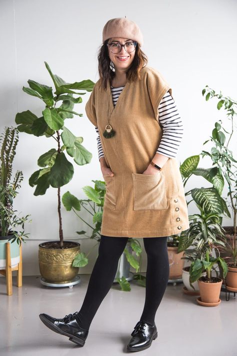 Corduroy dress outfit