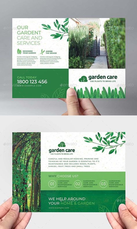 Gardener Flyer A5 Template PSD, AI Agriculture Design, Magazine Layout Inspiration, Green Marketing, Store Flyers, Flyers Design, Flyer Design Layout, Graphic Design Brochure, Grasses Landscaping, Publicidad Creativa