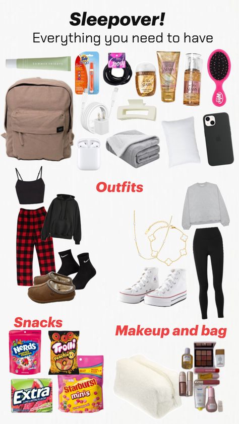 #sleepover #girls #besties Sleepover Packing List, Sleepover Essentials, Sleepover List, Sweet Watermelon, Sleepover Things To Do, Summer Fridays, Bring It On