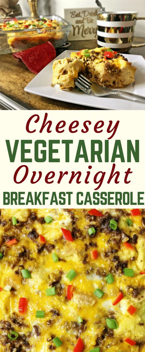 Breakfast Casserole Vegetarian, Meatless Breakfast Casserole, Vegetarian Egg Casserole, Easy Vegetarian Breakfast, Veggie Breakfast Casserole, Casserole Vegetarian, Meatless Breakfast, Vegetarian Breakfast Casserole, Casseroles Recipes