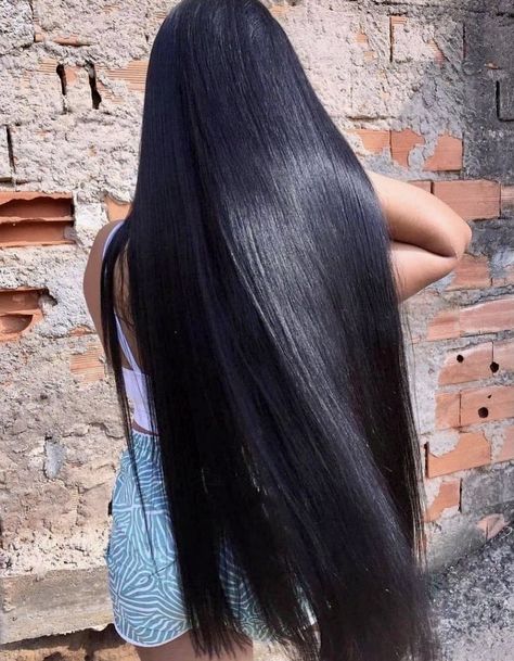 Light Ash Blonde Hair, Long Straight Black Hair, Pin Straight Hair, Long Shiny Hair, Straight Black Hair, Long Indian Hair, Long Silky Hair, Long Healthy Hair, Lustrous Hair