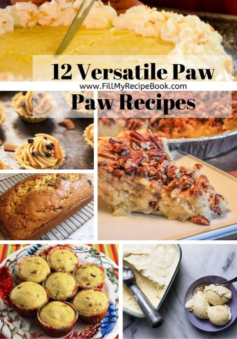 Paw Paw Jam, Pawpaw Quick Bread, Paw Paw Recipes, Pawpaw Recipes, Paw Paw Fruit, Forest Food, Appalachian Recipes, Persimmon Recipes, Fruit Desserts Easy