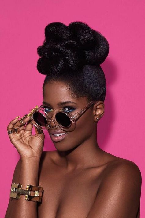 Wow Hair Afro, Photoshoot Themes, Natural Hair Inspiration, 4c Hairstyles, African Inspired, Afro Hairstyles, Black Is Beautiful, Beautiful Black Women, Hair Looks