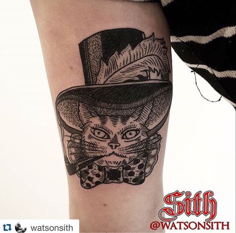 Paul Watson-Sith's take on a Russian cat! Spaces available next week with Paul - 01642 913632 to book!   #tattoo #tattoos #darkartists #watsonsith #btattooing #blxckink  #skinsandneedles #blackwork #dotwork #dots #oldlines #gbtattoo  #dotworktattoo #onlyblackart  #blackworkerssubmission  #blackworktattoo #middlesbrough #russiantattoo #russianprisontattoo #cattattoo #teesside #skinsandneedlestattoo   http://goo.gl/OFa3Tr Twitter - skinsnneedles Russian Prison Tattoos, Russian Cat, Russian Tattoo, Prison Tattoos, B Tattoo, Book Tattoo, Dot Work Tattoo, Blackwork Tattoo, Cat Tattoo