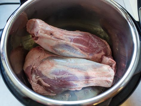 Pressure Cooker Lamb Shanks Lamb Shanks Pressure Cooker, Pressure Cooker Lamb, Pork Bone Soup, Lamb Shank Recipe, Lamb Leg Recipes, Korean Pork, Bone Soup, Lamb Shank, Multi Cooker