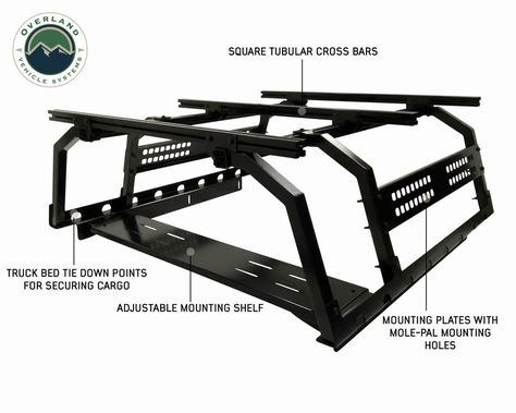 Tacoma Bed Rack, Truck Bed Rack, Truck Roof Rack, Bed Rack, Overland Gear, Comfortable Camping, Short Bed, Bar Fronts, Long Bed