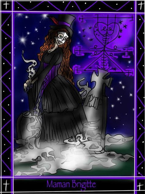 Mama Brigitte Voodoo, Haitian Voodoo, Voodoo Art, Voodoo Hoodoo, Gothic Dolls, The Darkest, New Orleans, Witch, Universe