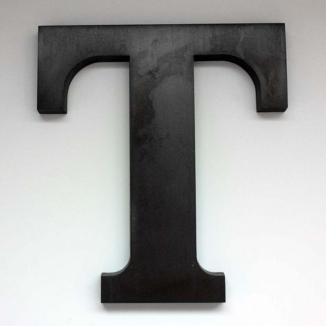 Letter T Large-2 | Flickr - Photo Sharing! Capital T, T Letter, Storefront Signage, Ancient Alphabets, Montessori Bedroom, Letter Photography, Black Background Photography, Alphabet Photography, Shiva Painting