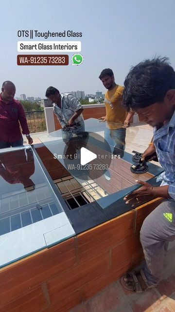 Sathish Kumar on Instagram: "OTS || Skylights || Glass Roof || Toughened Glass || WA- 91235 73283" Ots In House, Ots Design In House, Flat Roof Skylights, Skylight Glass, Roof Balcony, Pyramid Roof, Roof Terrace Design, Roof Skylight, Skylight Design