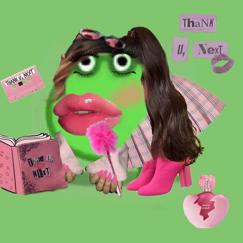 Sapo cururu ariana grande thank u next Rana Aesthetic, Slay Photos, Ariana Grande Thank U Next, Pepa Pig, Thank U Next, Thank U, Peppa Pig, Rapunzel, Ariana Grande