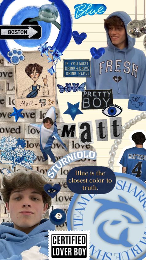 #mattsturniolo #mattsturniologirl #fyp #trending #boston #blue #blueaesthetic #wallpaper #collagewallpaper #aesthetic #sturniolotriplets #sturniolos #sturniolo #sturniolobrothers #sturniolotripletswallpaper Triplet Quotes, Sturniolo Wallpaper, Beautiful Beach Pictures, Music Poster Ideas, Cute Guy Pics, Fangirl Problems, Matt Sturniolo, Outer Banks Nc, Iphone Wallpaper Themes