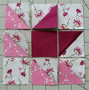 Rosebud Quilt Block, 12 Inch Flower Quilt Block Patterns Free, Flower Blocks For Quilts, Flower Quilts Patterns, Flower Quilt Patterns, Quilt Blocks Easy, Quilt Pillow, Quilt Block Patterns Free, Quilt Square Patterns